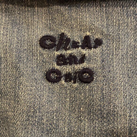 Moschino Cheap and Chic Studded Denim Jacket Size 8 - Picture 9 of 9